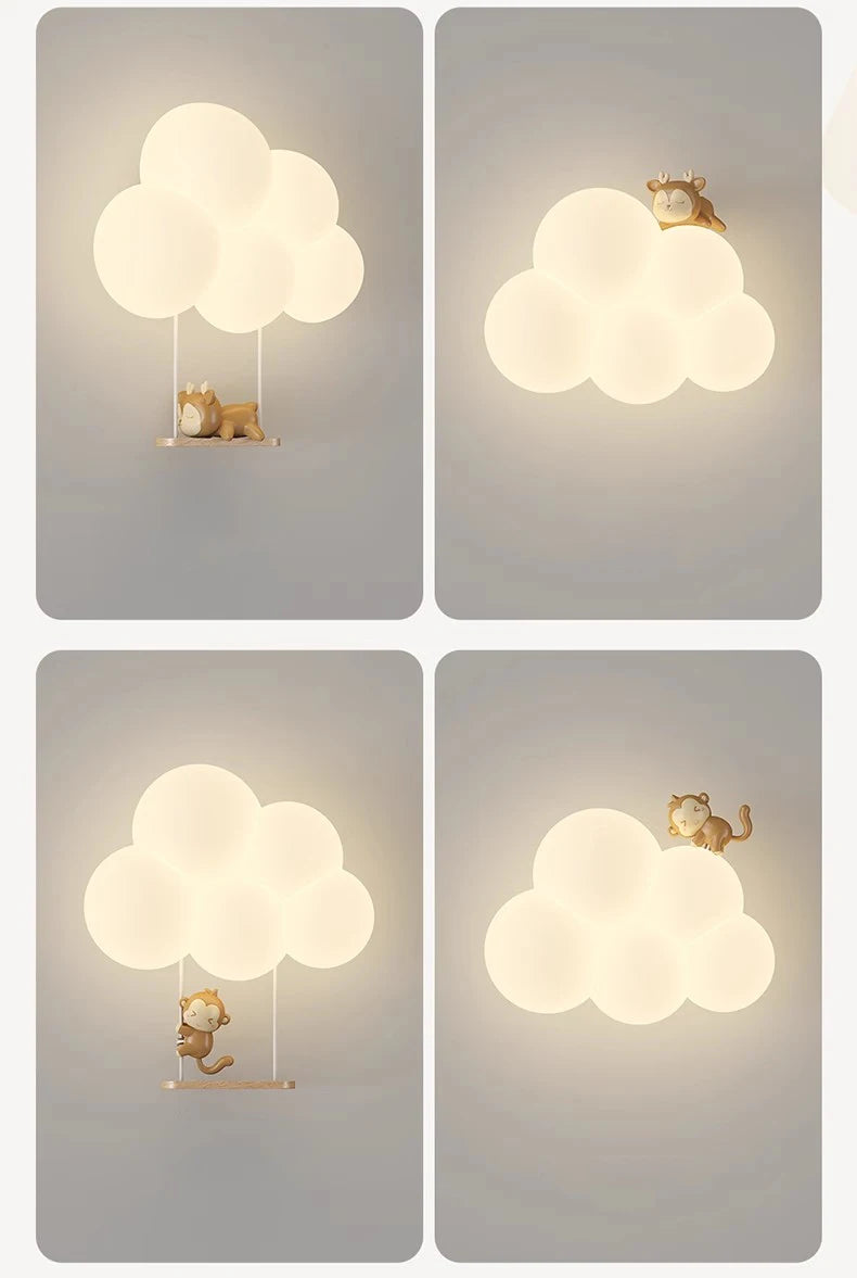 Children's Room Cloud Wall Lamps