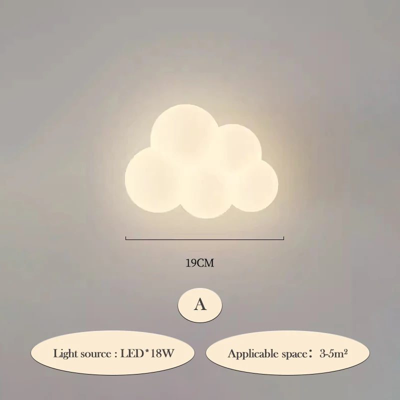 Children's Room Cloud Wall Lamps