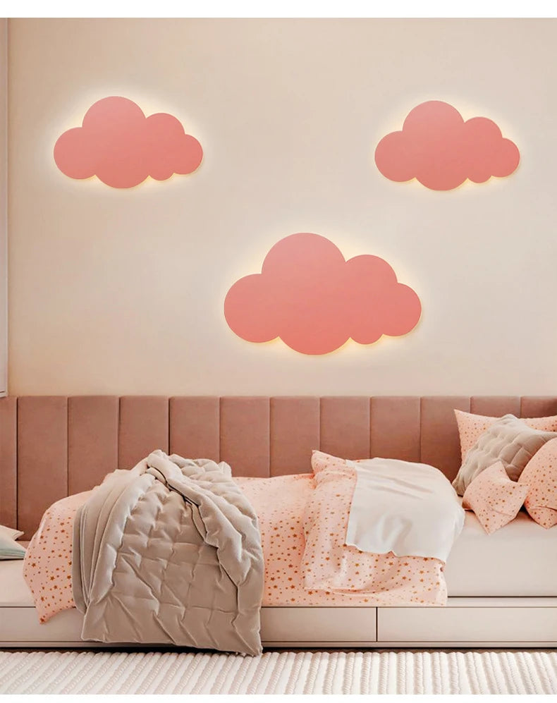 New Baby Room Cloud Wall Lamp Bedroom