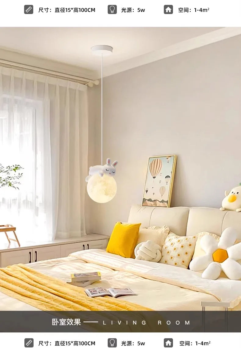 Modern children's room night light decoration