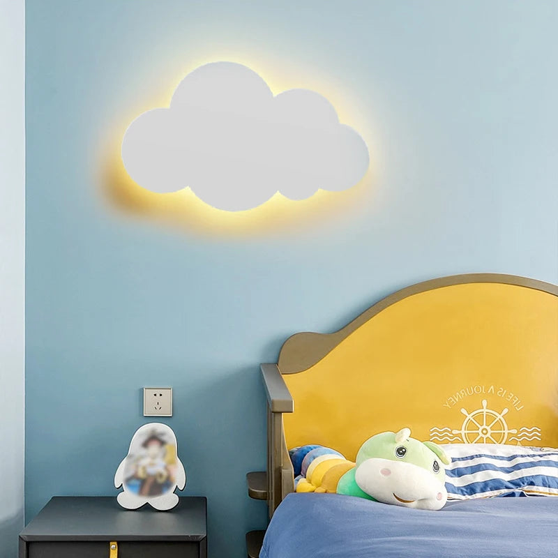 New Baby Room Cloud Wall Lamp Bedroom
