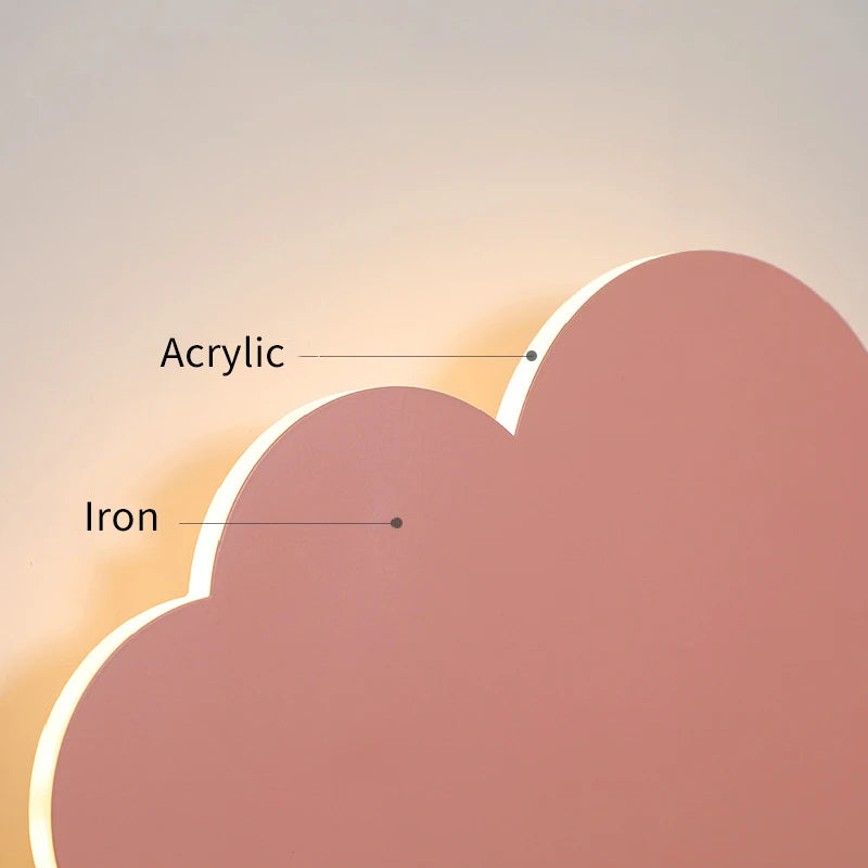 New Baby Room Cloud Wall Lamp Bedroom