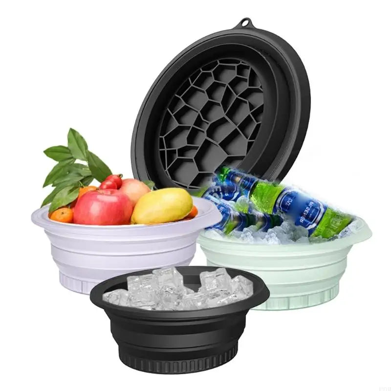 Face Ice Bath Bowl for Facials Plunge Dipping Face Folding Ice Facials