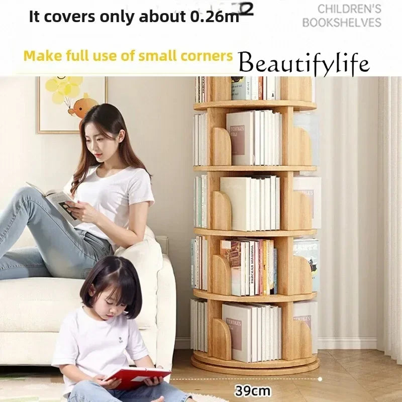 Children's Bookcases Baby Reading Stand Storage Cabinet Kids
