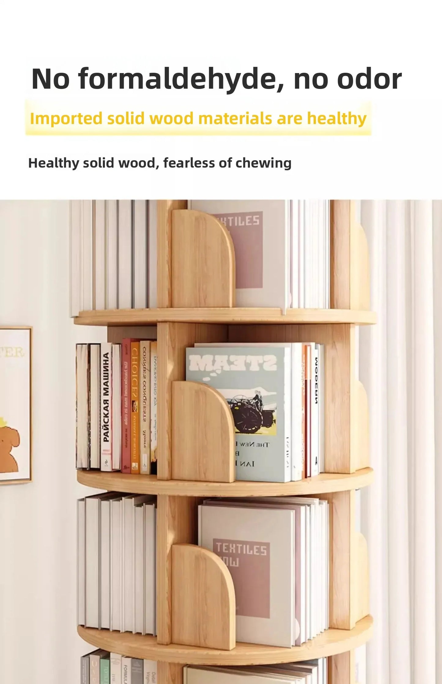 Children's Bookcases Baby Reading Stand Storage Cabinet Kids