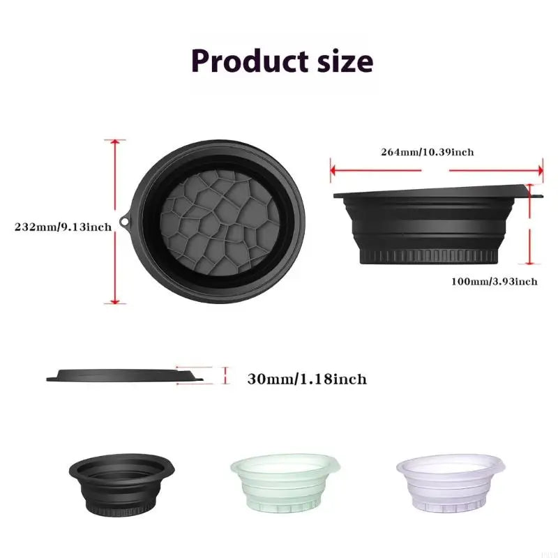 Face Ice Bath Bowl for Facials Plunge Dipping Face Folding Ice Facials