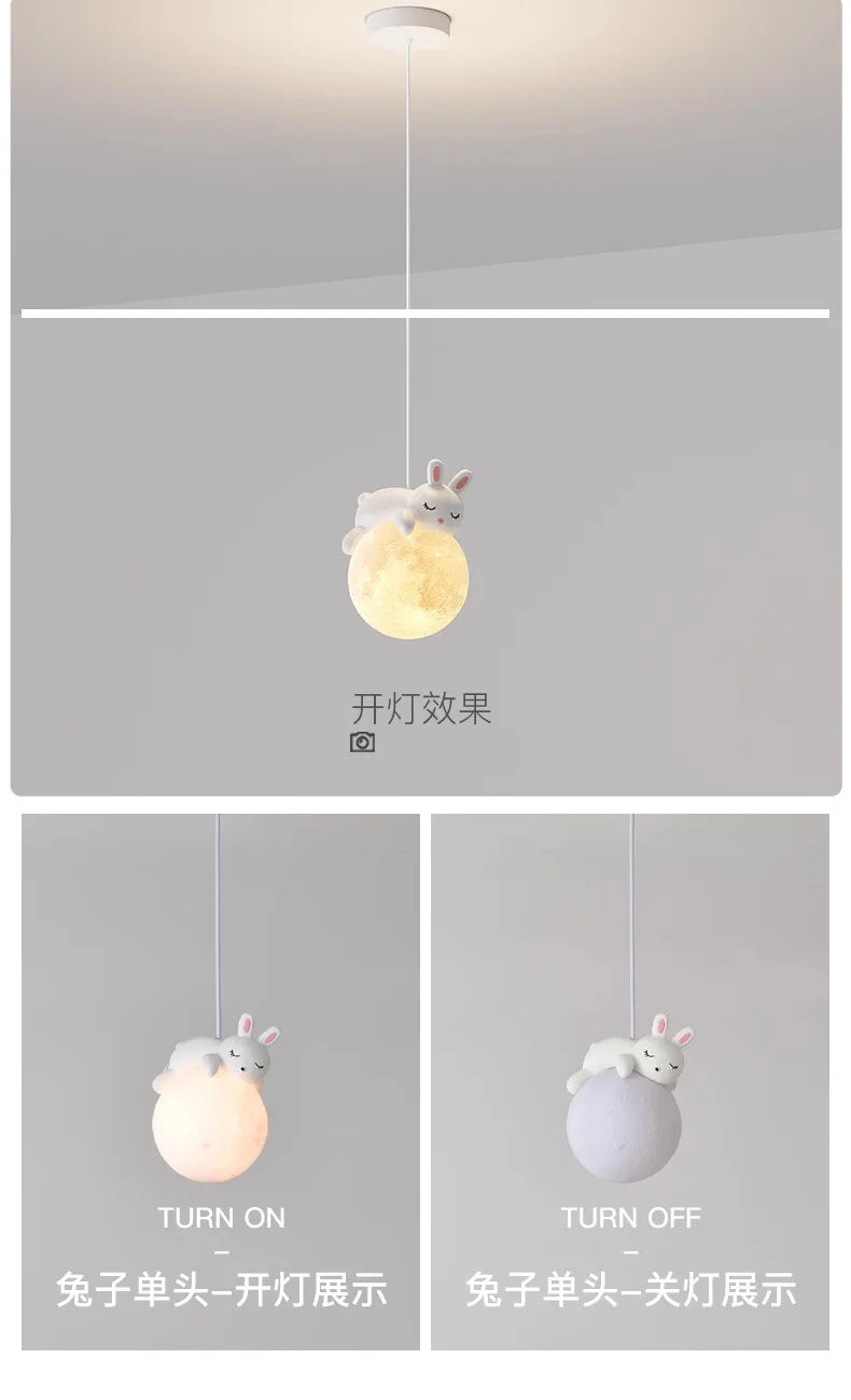 Modern children's room night light decoration