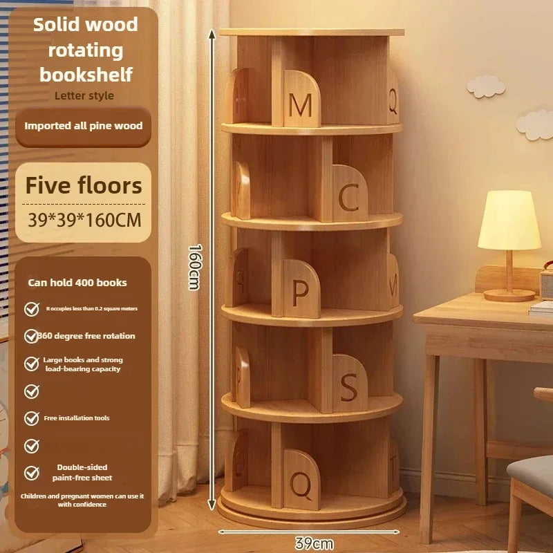Children's Bookcases Baby Reading Stand Storage Cabinet Kids